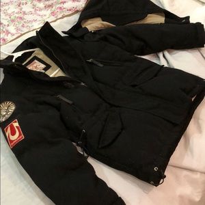 True religion winter jacket with hood